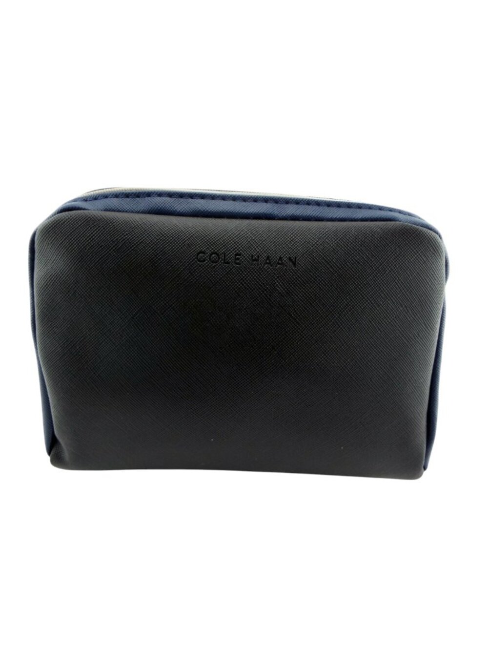 New Cole Haan Black/Blue American Air Travel Bag Pouch